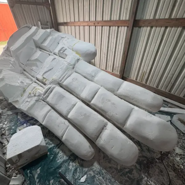 Shaping the fingers