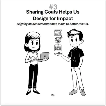 Chapter page: sharing goals