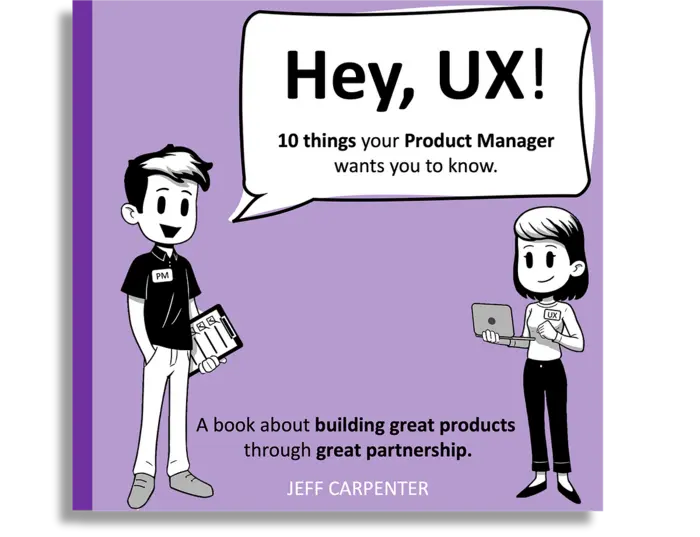 The Hey, UX! cover
